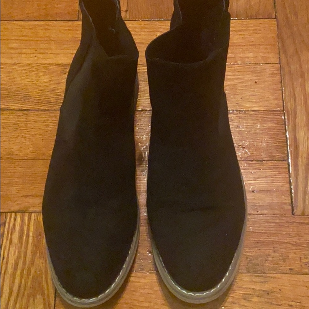 Seven for All Mankind Black Suede Leather Upper 9